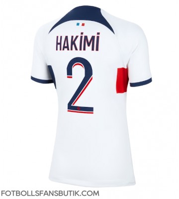 Paris Saint-Germain Achraf Hakimi #2 Replika Bortatröja Damer 2023-24 Kortärmad